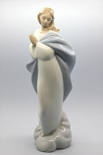Nao by Lladro Koleksiyon Porselen Heykelcik: KUTSAL Meryem-10 3/4 Boyunda-Kutsal Anne