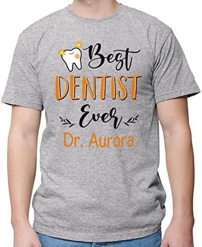 Kişiselleştirilmiş Diş Asistanları / Diş Hekimi Tshirt, Özel Ad Diş Hekimi grafikli tişört