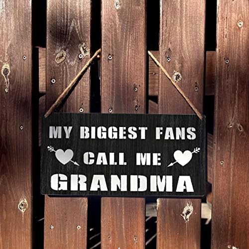 Büyükanne İşareti Hediye Çiftlik Evi En Büyük Hayranlarım Beni Ara Büyükanne Ahşap Asılı İşareti Plak Rustik Duvar