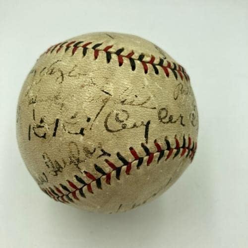 1931 Chicago Cubs Beyzbol Hackini İmzaladı Wilson Tris Konuşmacı Rogers Hornsby JSA İmzalı Beyzbol Topları