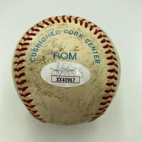 Derek Jeter Çaylak İmzalı Oyun Kullanılmış Resmi İkinci Lig Beyzbol JSA COA-MLB Oyunu Kullanılmış Beyzbol Topları