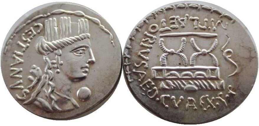 Gümüş Dolar Antik Roma Sikke Dış Kopya Gümüş Kaplama hatıra parası RM26