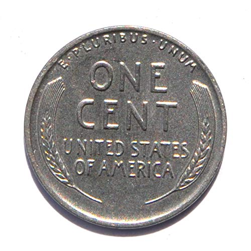 1943 D ABD Lincoln Steel Cent 1 Cent Coin Çok İyi Detaylar