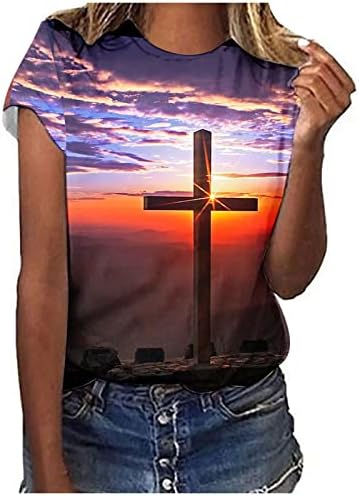 2023 Giyim Moda Kısa Kollu Pamuklu Grafik Vintage Üst Gömlek Bayanlar Crewneck Bluz Sonbahar Yaz Bayan LT
