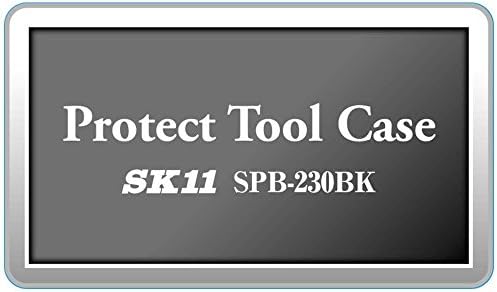 SK11 SPB-230BK Koruyucu Alet Çantası, Dış Boyutlar (G x D x Y): 9,1 x 7,6 x 4,3 inç (230 x 192 x 111 mm)