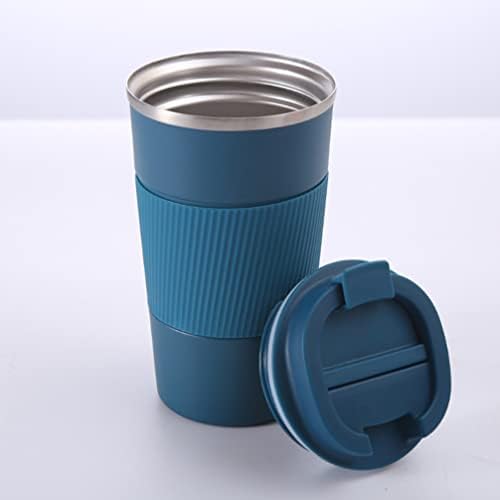 Veemoon Yalıtımlı Kahve Fincanı kapaklı termos kupa Yalıtımlı Kahve Kupa Paslanmaz çelik seyahat Kahve Kupa Bardak