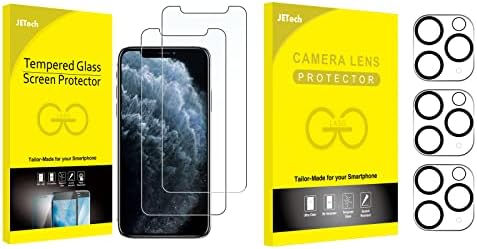 JETech iPhone 11 Pro Max Ekran Koruyucu ve Lens Koruyucu Paketi
