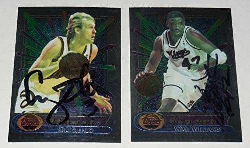 Craig Ehlo ve Walt Williams 1994 En iyi İmzalı Basketbol Kartları (cavs Kings) - İmzalı Basketbol Topları