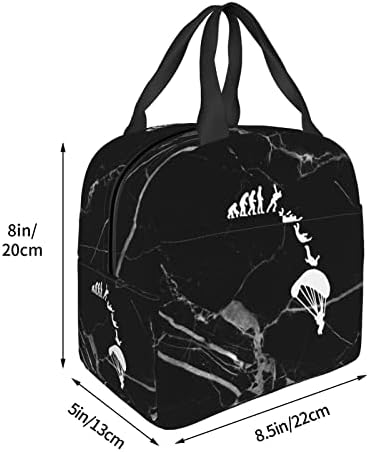 RUAPİA Evrimler-of-Skydiving-Öğle Yemeği Çantaları, Yalıtımlı yemek kabı yemek taşıma çantası Piknik Çantası Kadın