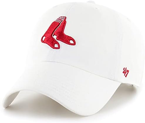 '47 MLB Siyah Beyaz Ayarlanabilir Şapka Kapağını Temizleyin, Yetişkin Bir Boyut