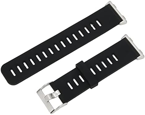 Saat kayışı için Uyumlu Oppo İzle 2, 46mm Yumuşak Silikon Spor saat kayışı Bilezik Nefes Watchband yedek bant(Siyah