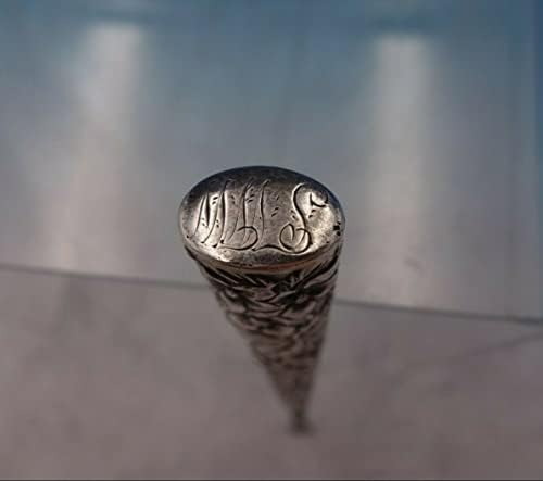 Jacobi ve Jenkins tarafından Repousse Gümüş Düğme Kancası HH WS 8 (6365)